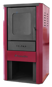 Termosemineu pe lemne, brichete si carbune Fornello Monza Bordeaux 27