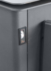 Termosemineu pe lemne, brichete si carbune Fornello B Max ER, Black, 24-26 kW, 650x520x800 mm