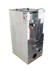 Termosemineu pe peleti Fornello Camino Rossi 35 kW, pompa Grundfos, vas expansiune, arzator inox