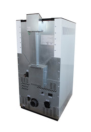 Termosemineu pe peleti Fornello Lidya 25 kW, pompa Grundfos, vas expasniune, telecomanda, arzator inox, sistem curatare mecanica
