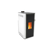 Termosemineu pe peleti Fornello Lidya 25 kW, pompa Grundfos, vas expasniune, telecomanda, arzator inox, sistem curatare mecanica