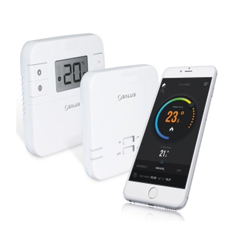 Termostat de ambient cu control prin internet neprogramabil Salus RT310i cu 5 ani garantie