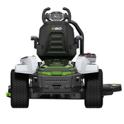 Set tractor de tuns iarba Ego Power ZT4201E-S, cu 2 acumulatori 56 V/10.0 Ah, 107 cm, cu volan