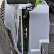 Set tractor de tuns iarba Ego Power ZT5201E-L, cu 2 acumulatori, 56 V/10.0 Ah, 132 cm