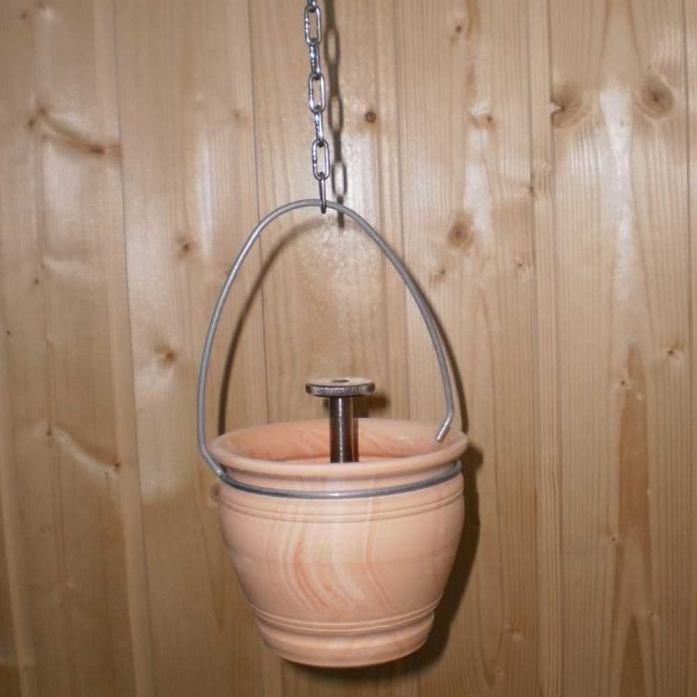 Vas de lut pentru esente sauna