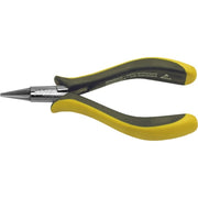 Cleste cu varf plat ESD/EPA pentru electronice, 130mm, varf de 0,6 mm Ø