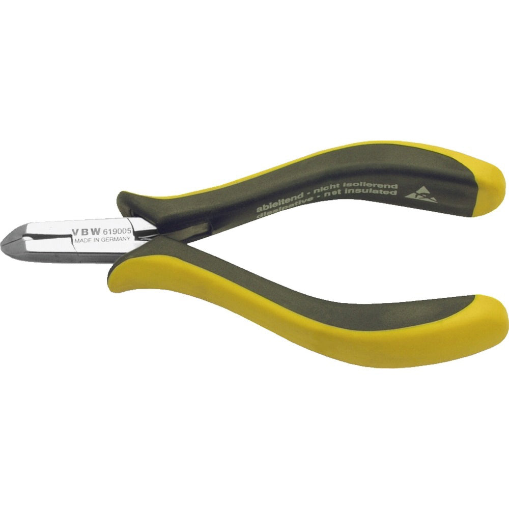 Cleste cu taiere laterala 30° ESD/EPA pentru electronice, 125mm, 0.6mm la HRC 19 si 0.3mm la HRC 40