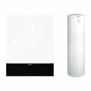 Viessmann Vitodens 100-W, 25 kW, cu boiler bivalent pentru apa calda menajera de 300 litri (Z022918)