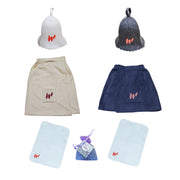 Set accesorii sauna Waincris Stay and relax + cadou saculet lavanda