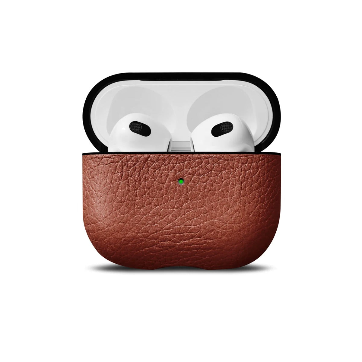 Cumpara Husa de protectie Woolnut pentru AirPods (gen.3), Piele, Maro de la Mesterul Minune