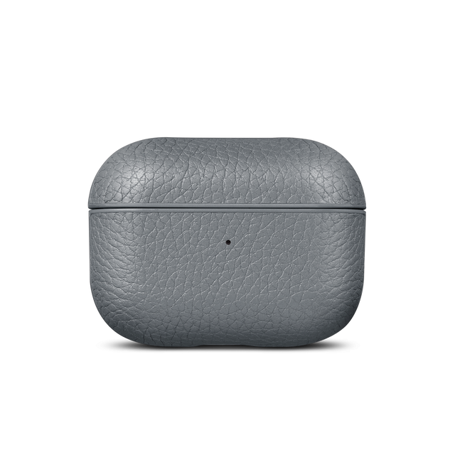 Cumpara Husa de protectie Woolnut pentru AirPods Pro (gen.2), Piele, Gri de la Mesterul Minune