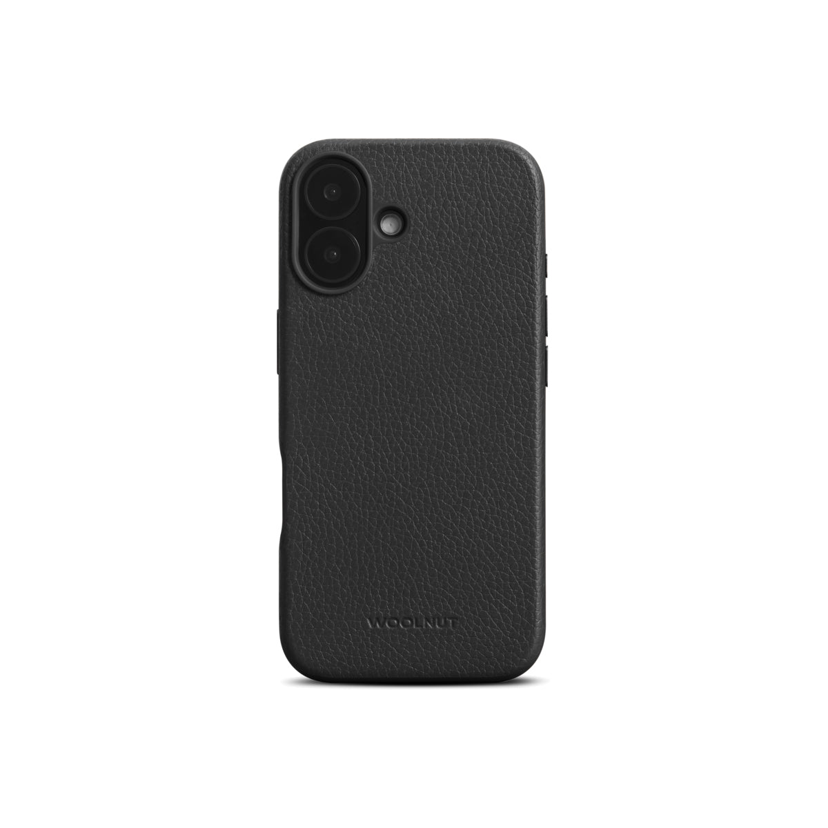 Cumpara Husa de protectie Woolnut din piele pentru iPhone 16, Negru de la Mesterul Minune