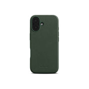 Cumpara Husa de protectie Woolnut din piele pentru iPhone 16, Verde de la Mesterul Minune