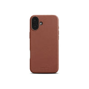 Cumpara Husa de protectie Woolnut din piele pentru iPhone 16 Plus, Maro de la Mesterul Minune