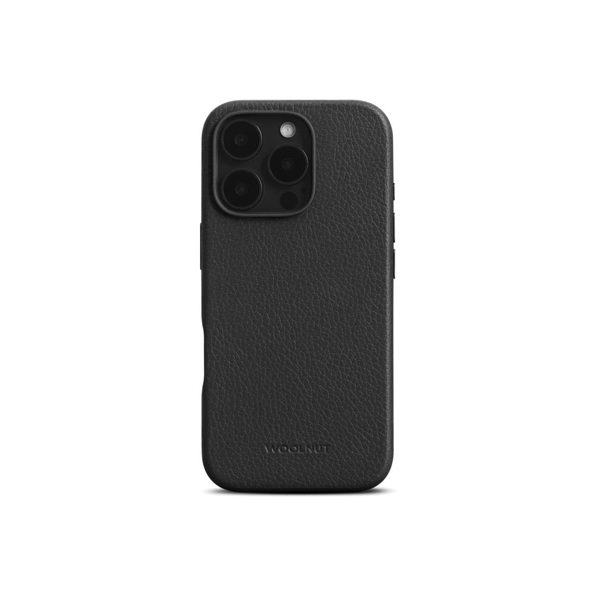 Cumpara Husa de protectie Woolnut din piele pentru iPhone 16 Pro, Negru de la Mesterul Minune