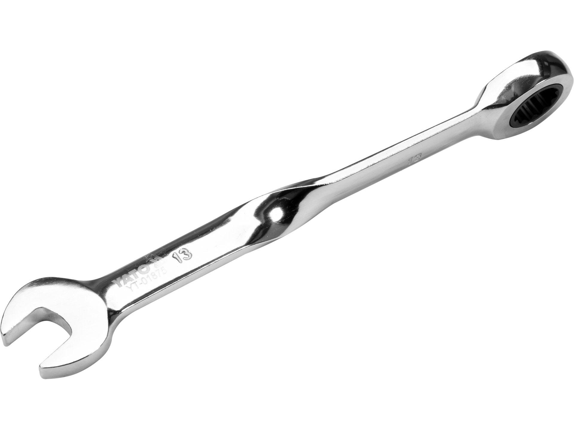 CHEIE COMBINATĂ RĂSUCITĂ CU CLICHET 13MM YATO YT-01875