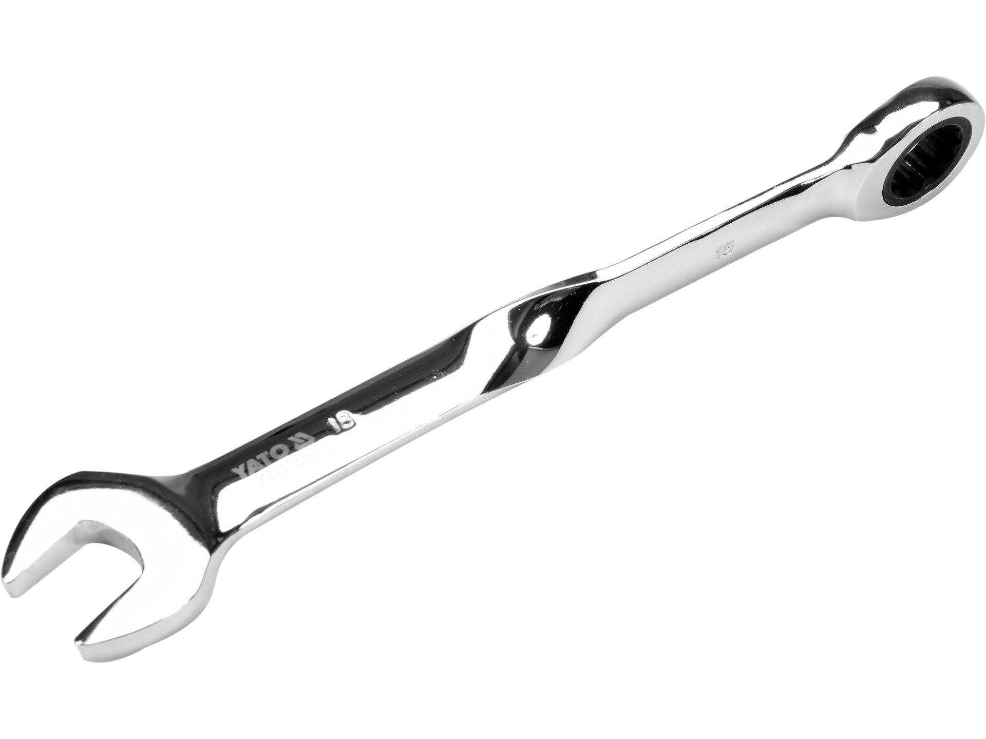 CHEIE COMBINATĂ RĂSUCITĂ CU CLICHET 18MM YATO YT-01880