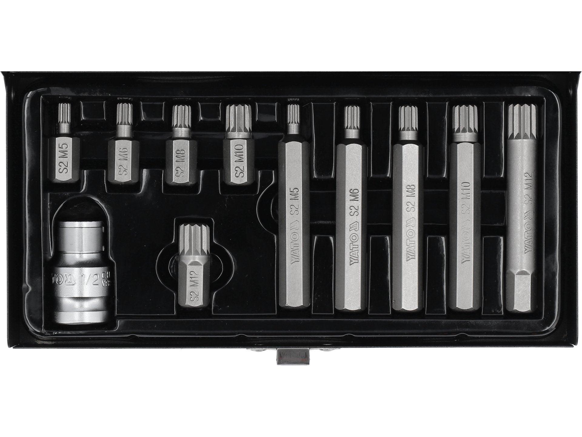 SET BIȚI SPLINE (STEA) 11 PIESE YATO YT-0415