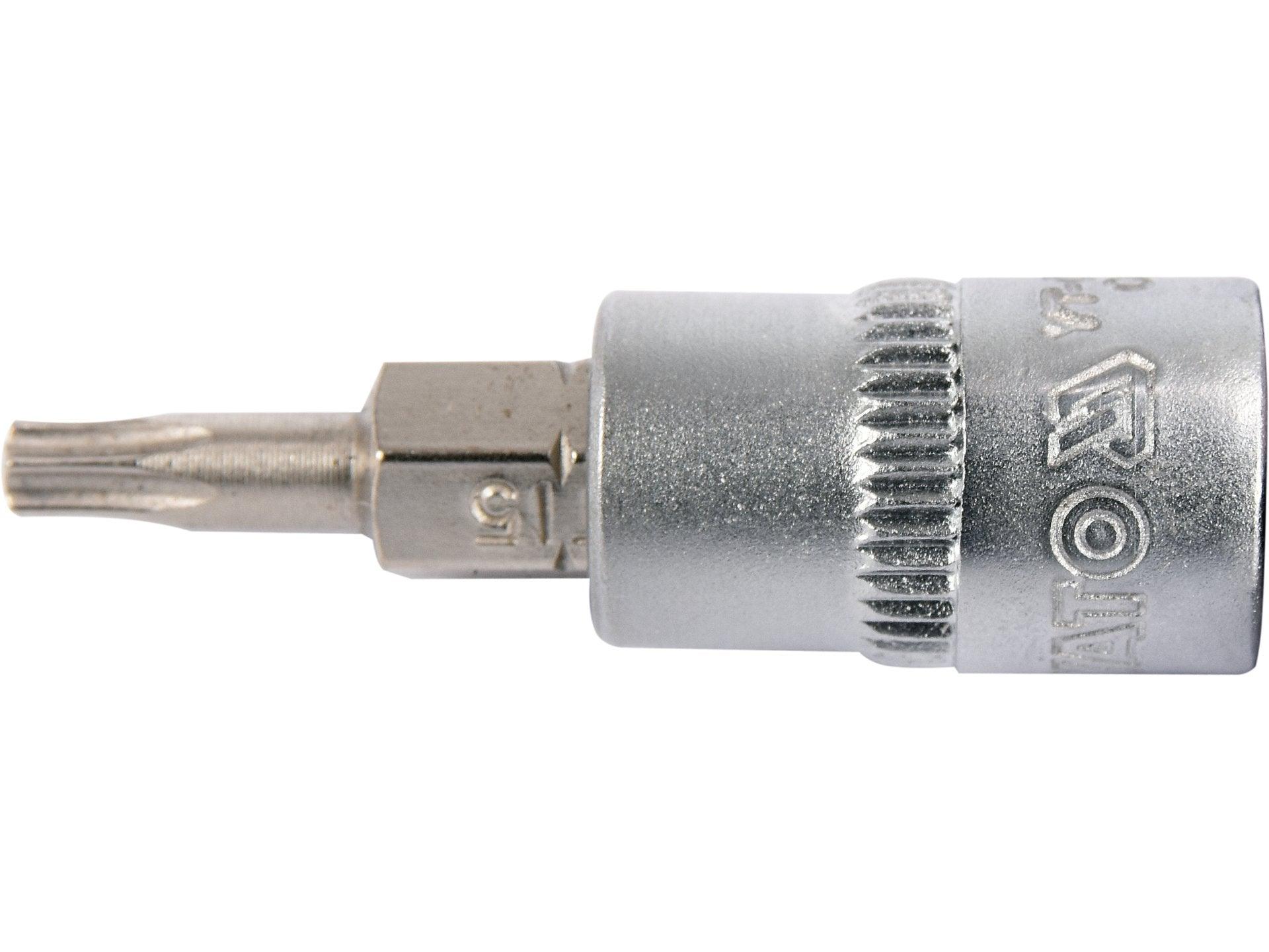 BIT TORX T15, CU ADAPTOR 1/4'', 37MM YATO YT-04303