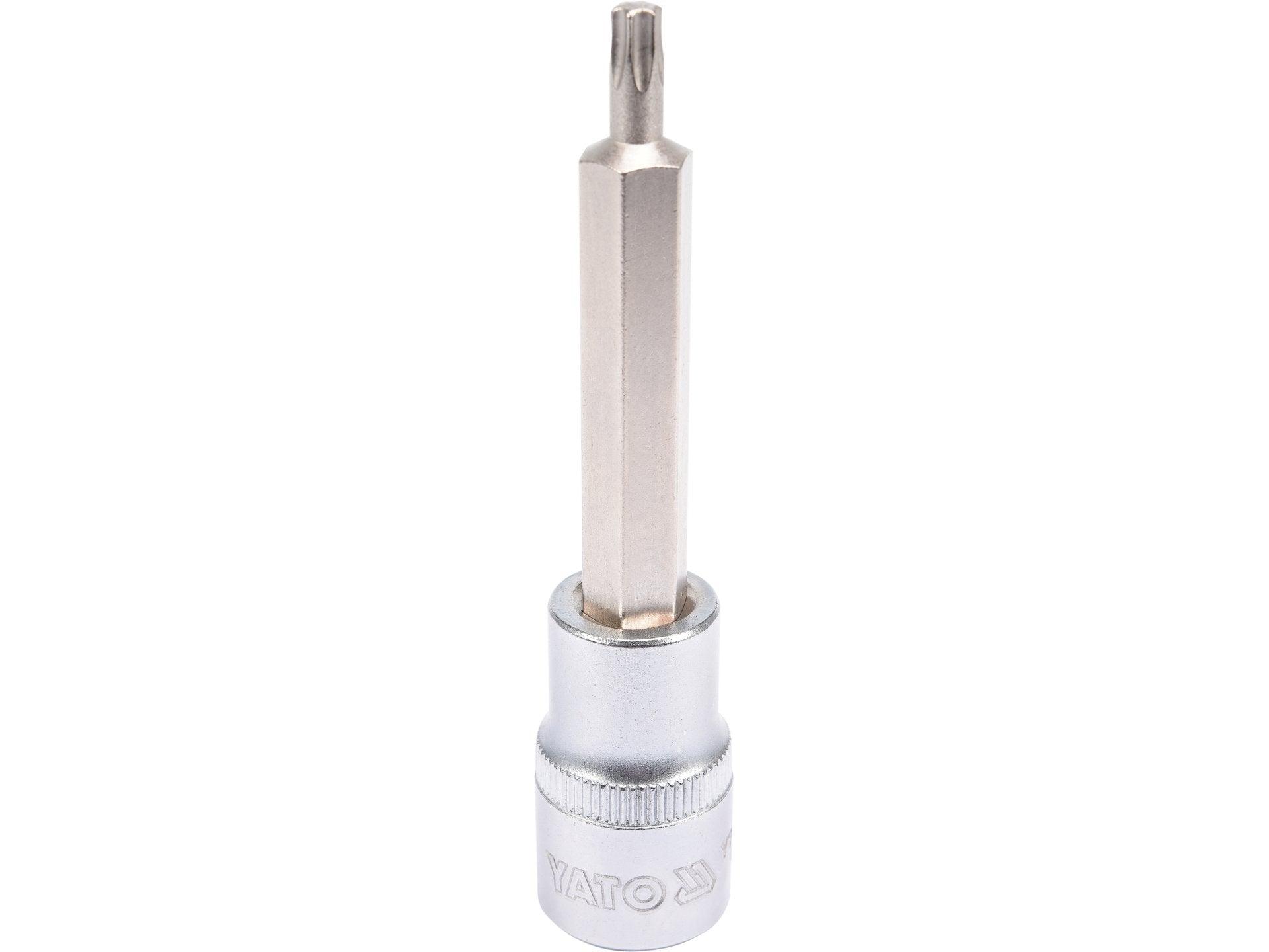 BIT TORX CU ADAPTOR 1/2'', T27, 100MM YATO YT-04322