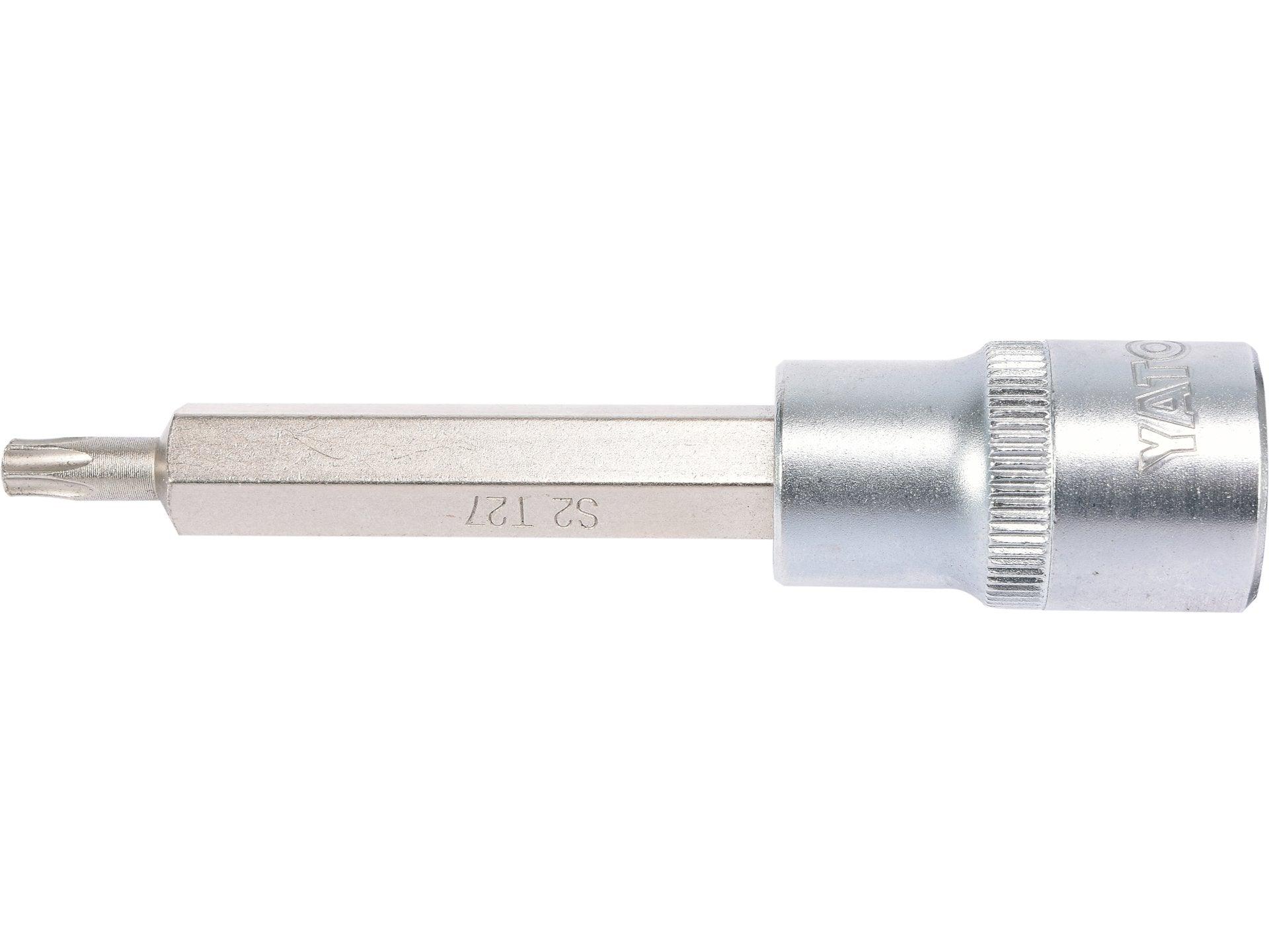BIT TORX CU ADAPTOR 1/2'', T27, 100MM YATO YT-04322