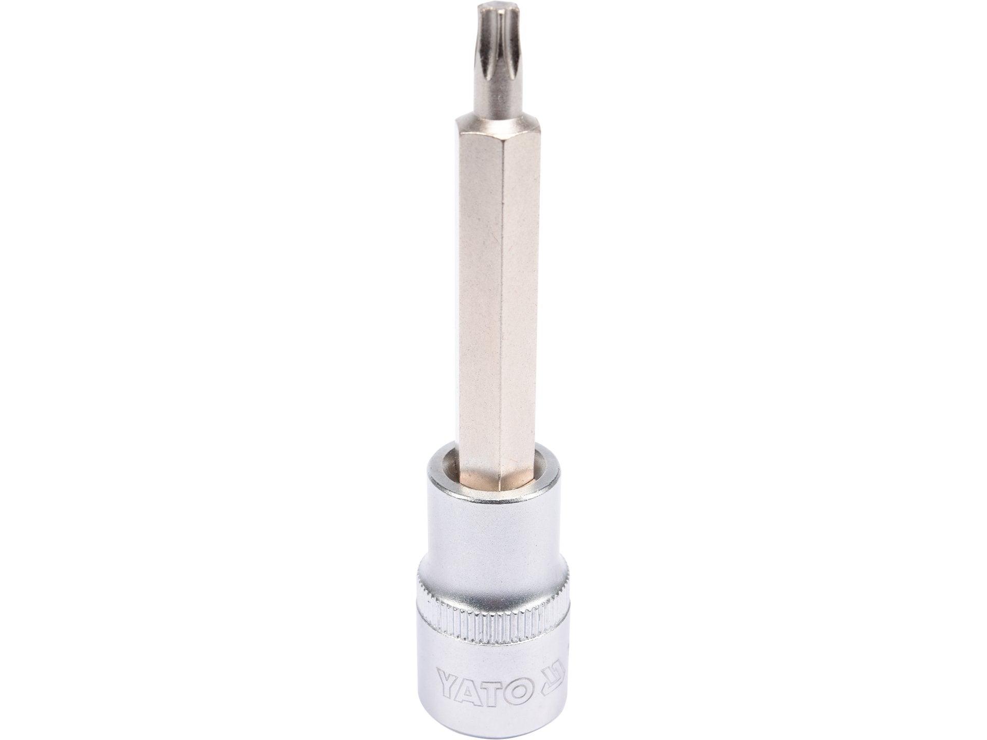 BIT TORX CU ADAPTOR 1/2'', T30, 100MM YATO YT-04323