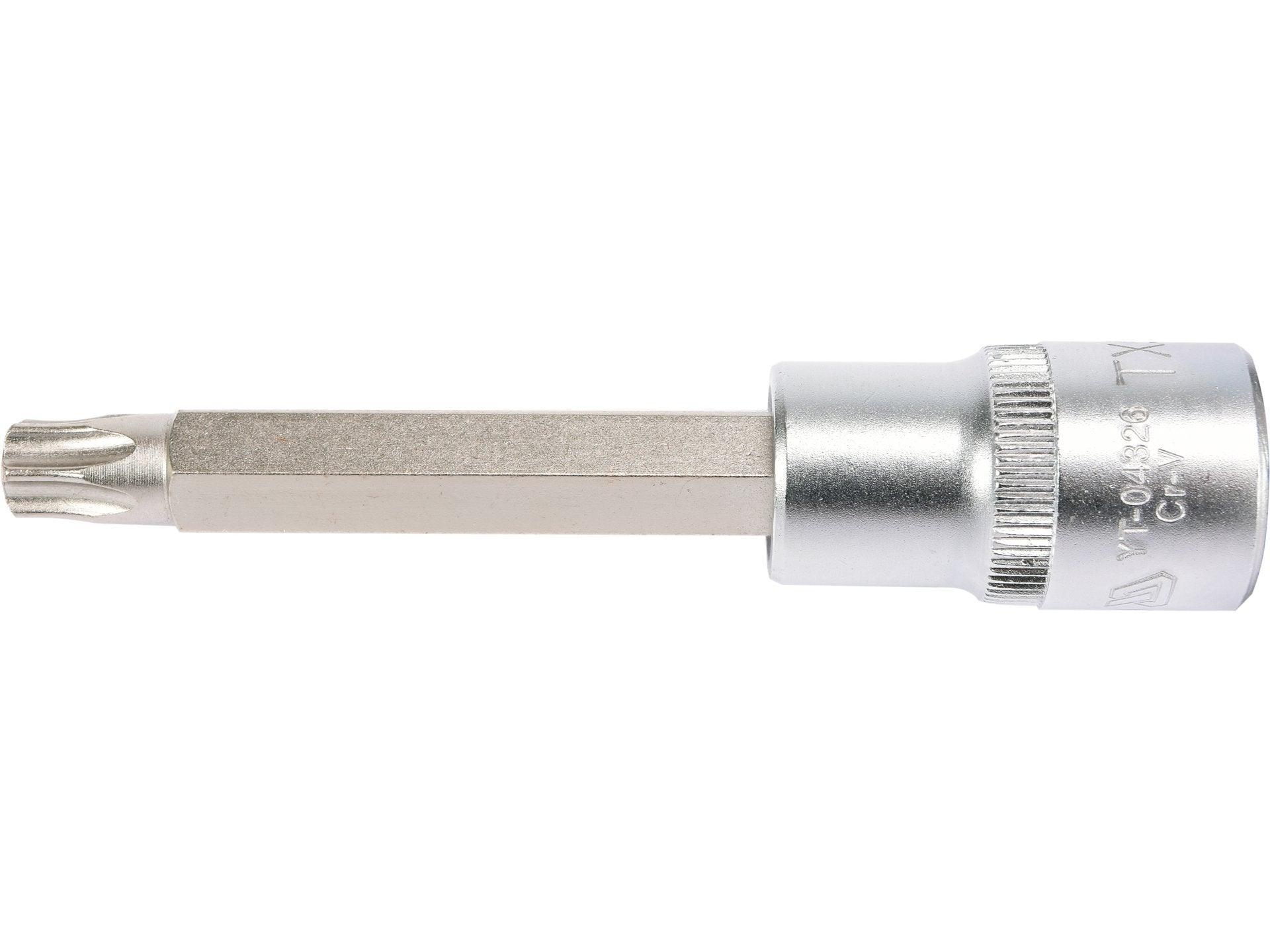 BIT TORX CU ADAPTOR 1/2'', T50, 100MM YATO YT-04326