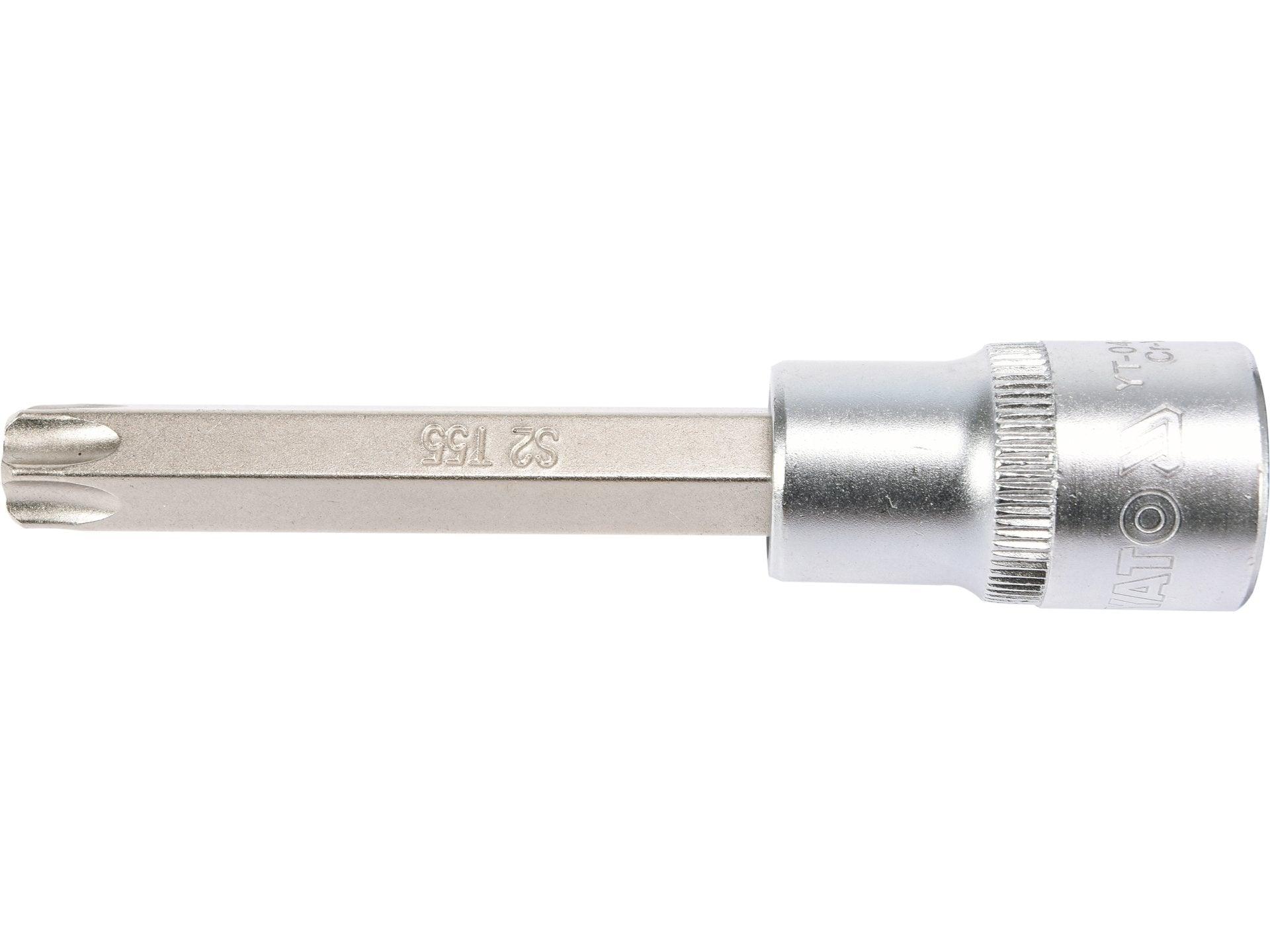 BIT TORX CU ADAPTOR 1/2'', T55, 100MM YATO YT-04327