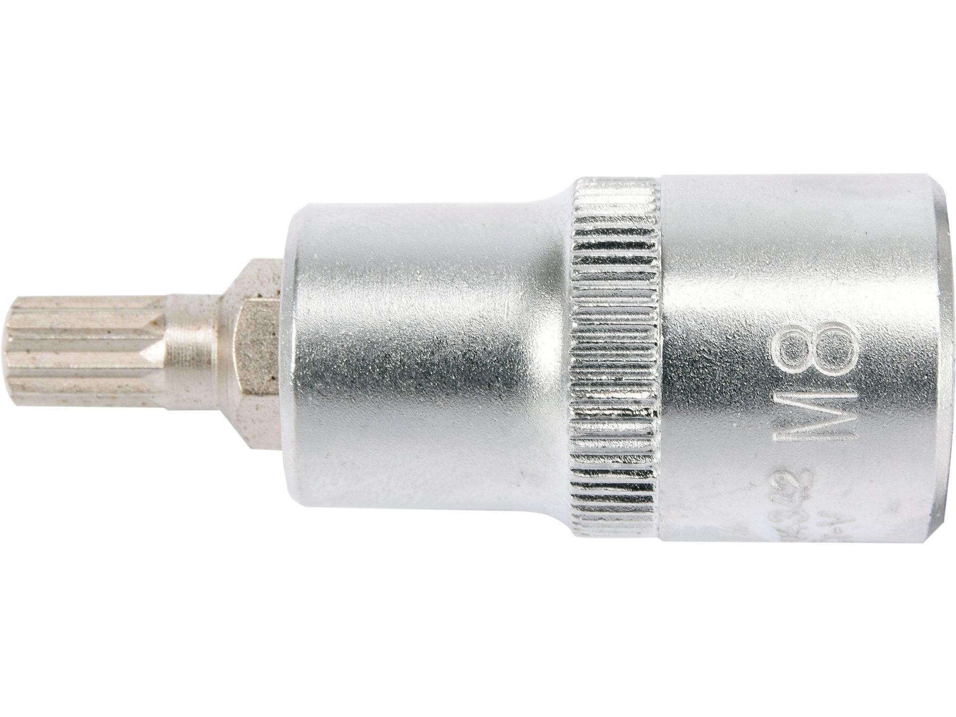 BIT SPLINE M8, CU ADAPTOR 1/2'', 55MM YATO YT-04342