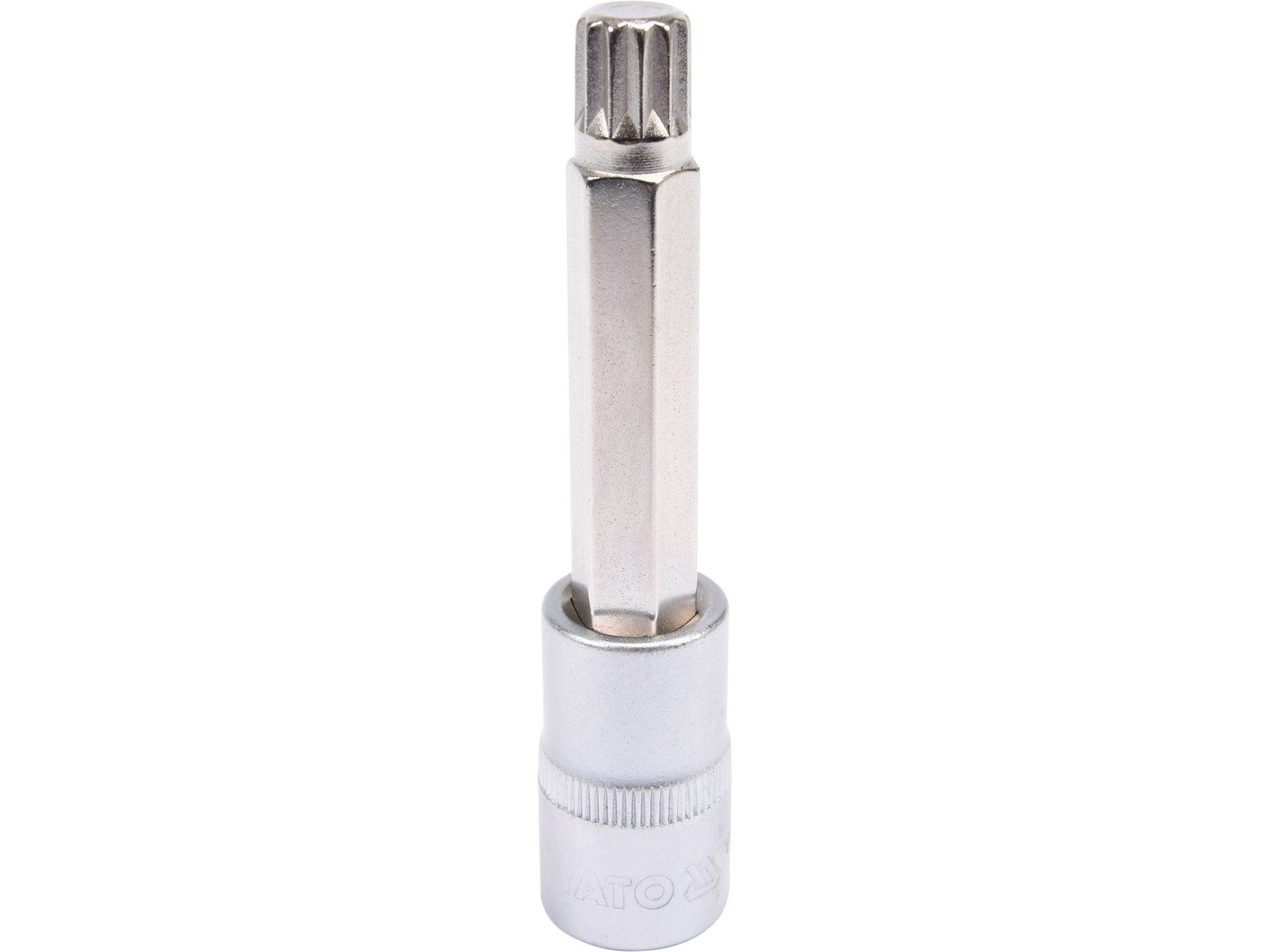 BIT SPLINE CU ADAPTOR 1/2'', M12, 100MM YATO YT-04354