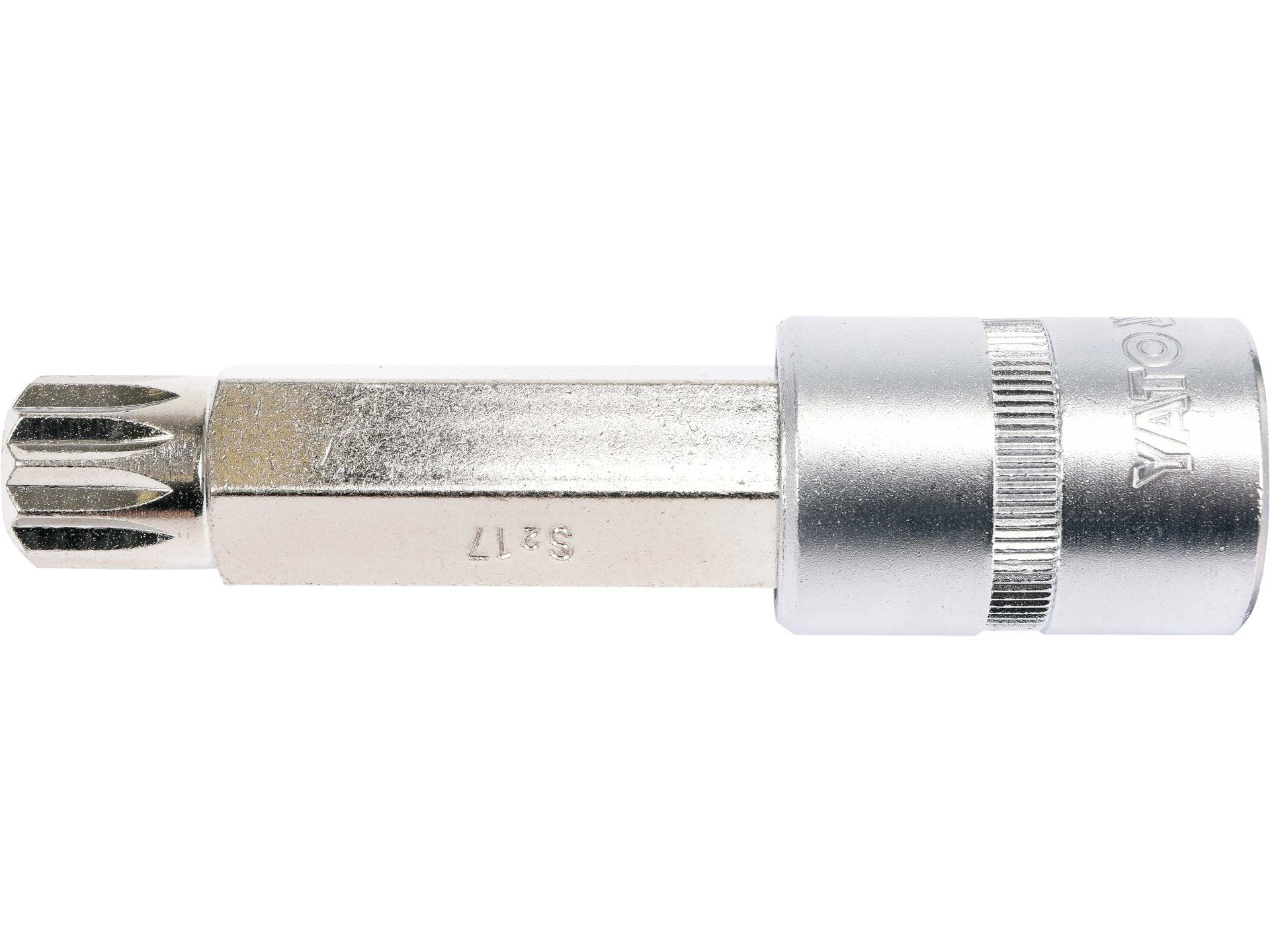 BIT SPLINE CU ADAPTOR 1/2'', M17, 100MM YATO YT-04357