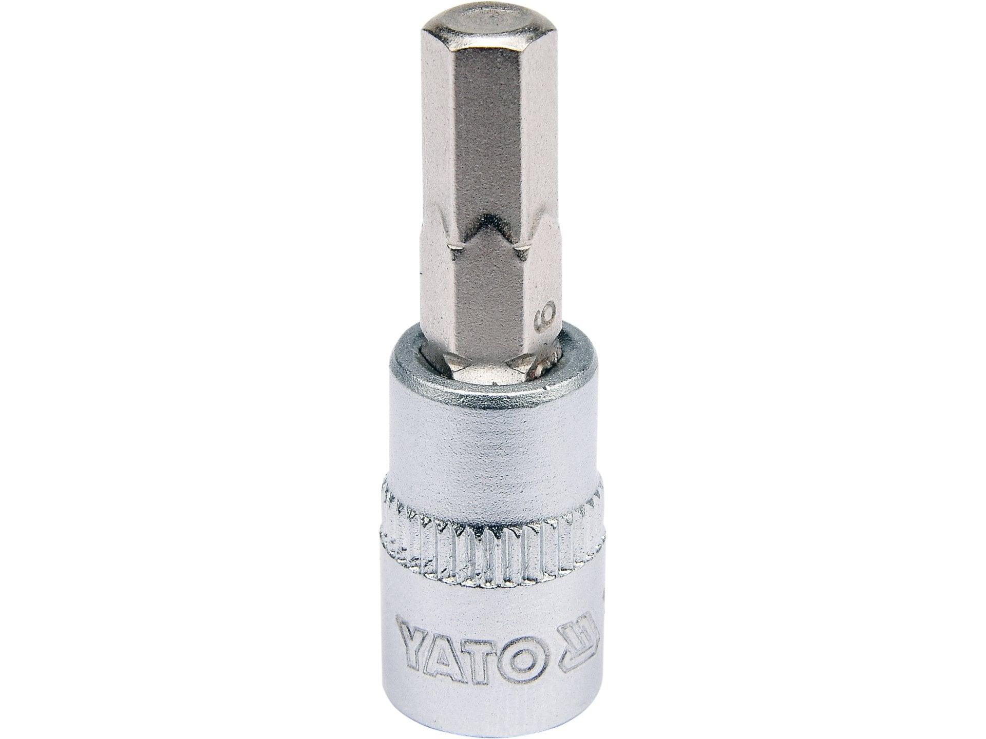BIT HEXAGONAL 6 , CU ADAPTOR 1/4'', 37MM YATO YT-04373