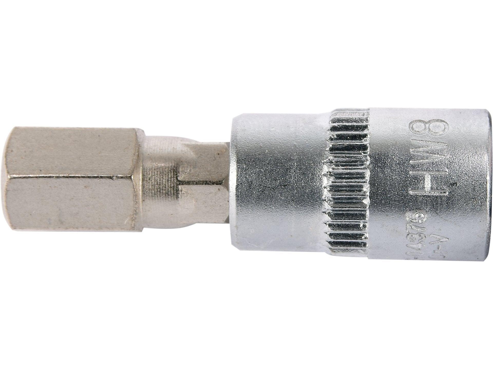 BIT HEXAGONAL 8 , CU ADAPTOR 1/4'', 37MM YATO YT-04375