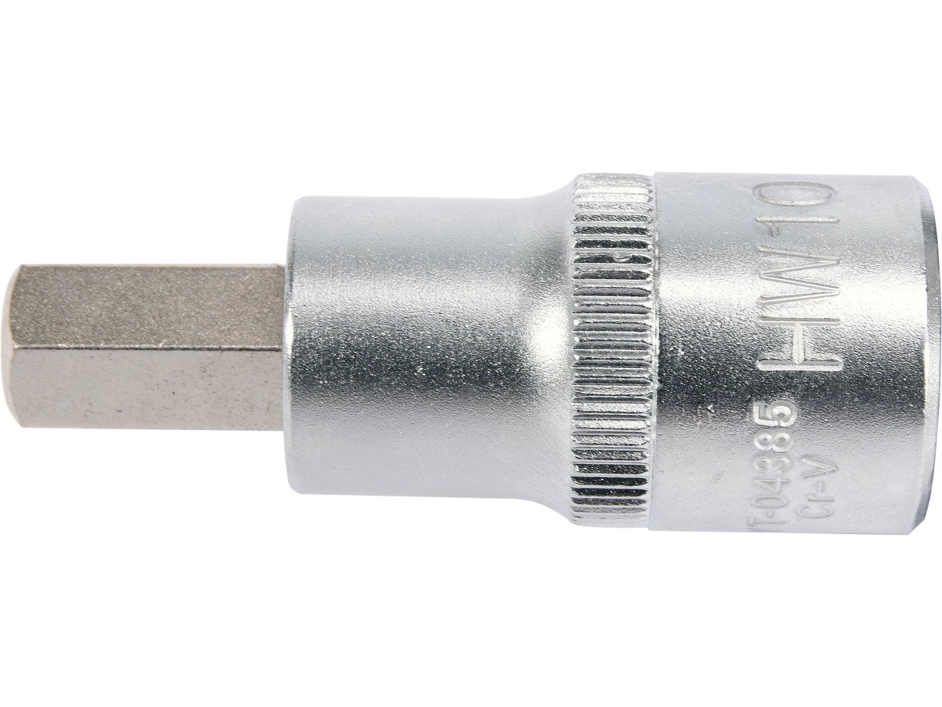 BIT HEXAGONAL 10 , CU ADAPTOR 1/2'', 55MM YATO YT-04385