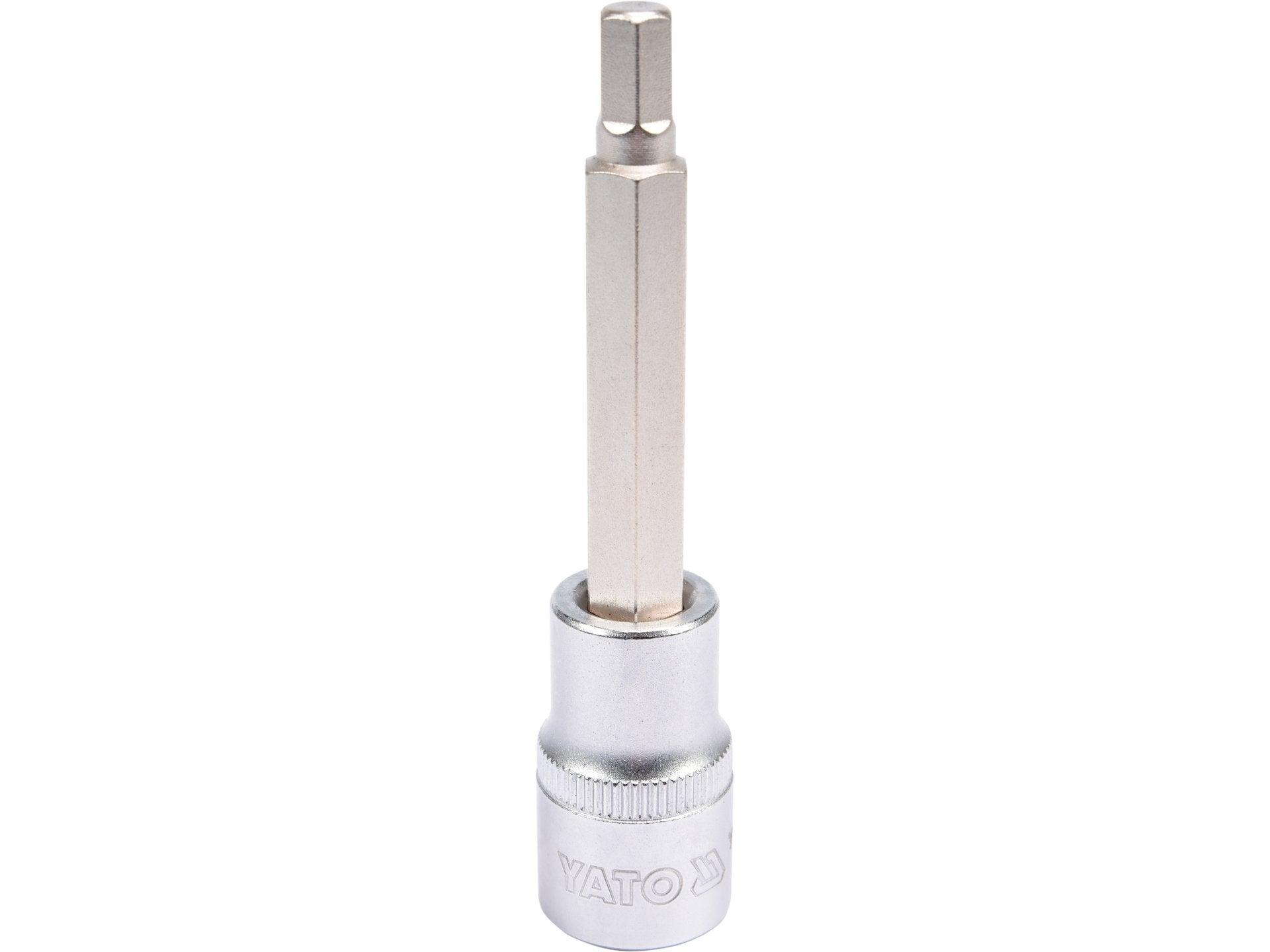 BIT HEXAGONAL CU ADAPTOR 1/2'', 7X100MM YATO YT-04393