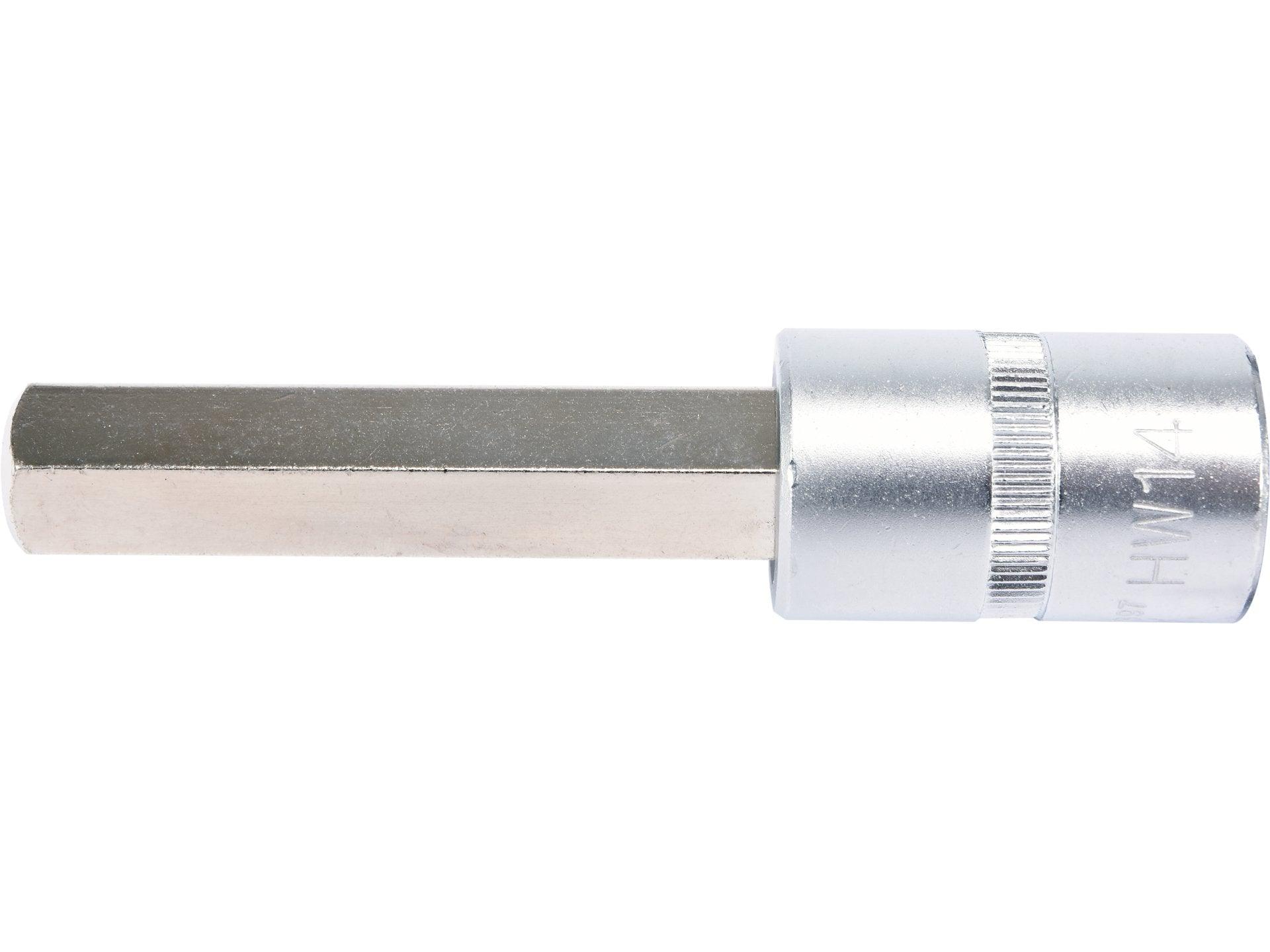 BIT HEXAGONAL CU ADAPTOR 1/2'', 14X100MM YATO YT-04397