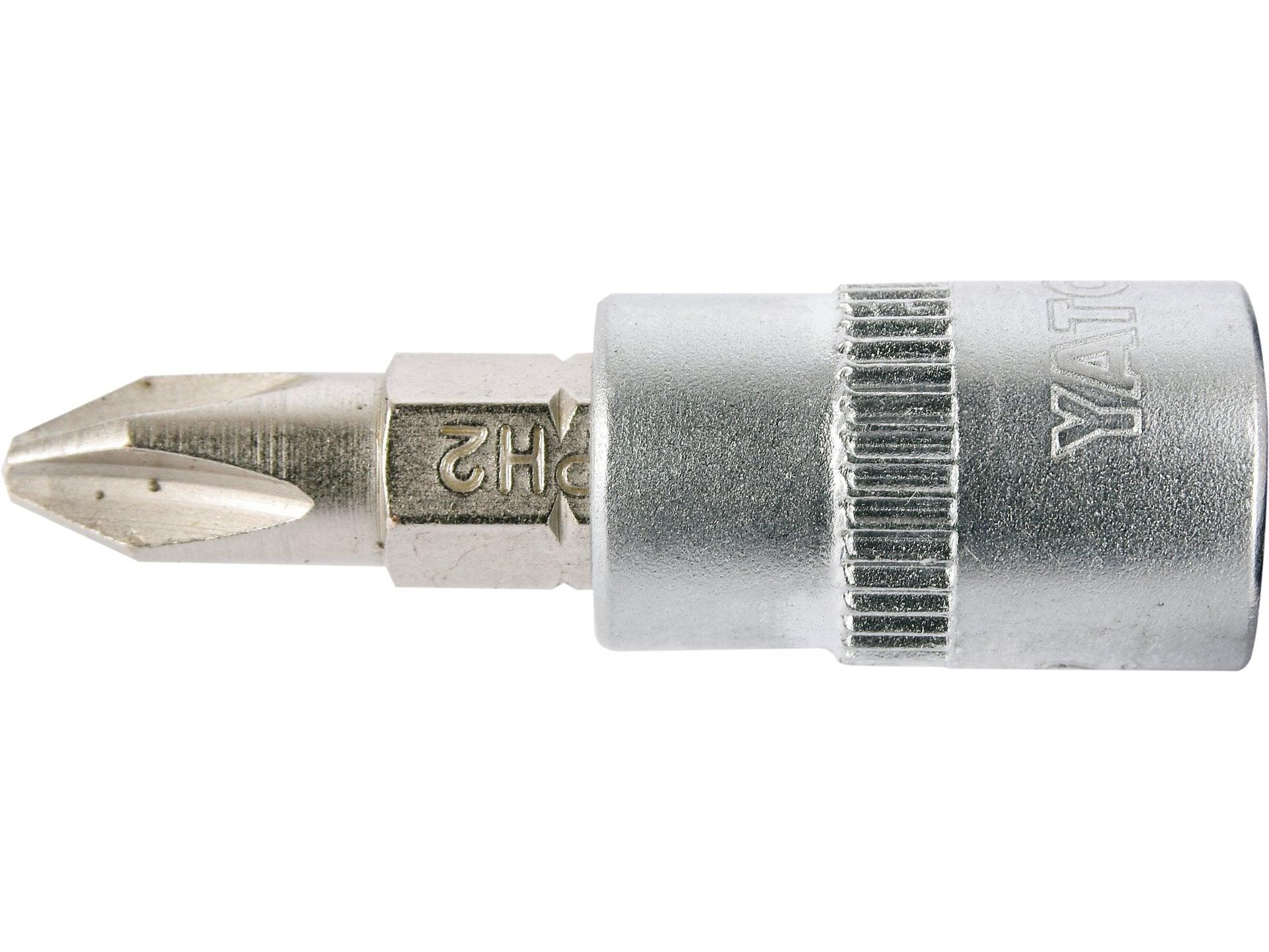 BIT CRUCE PH2, CU ADAPTOR 1/4'', 37MM YATO YT-04412