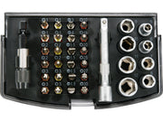 TRUSĂ 34 BIȚI CU ADAPTOR ȘI PRELUNGITOR YATO YT-04623