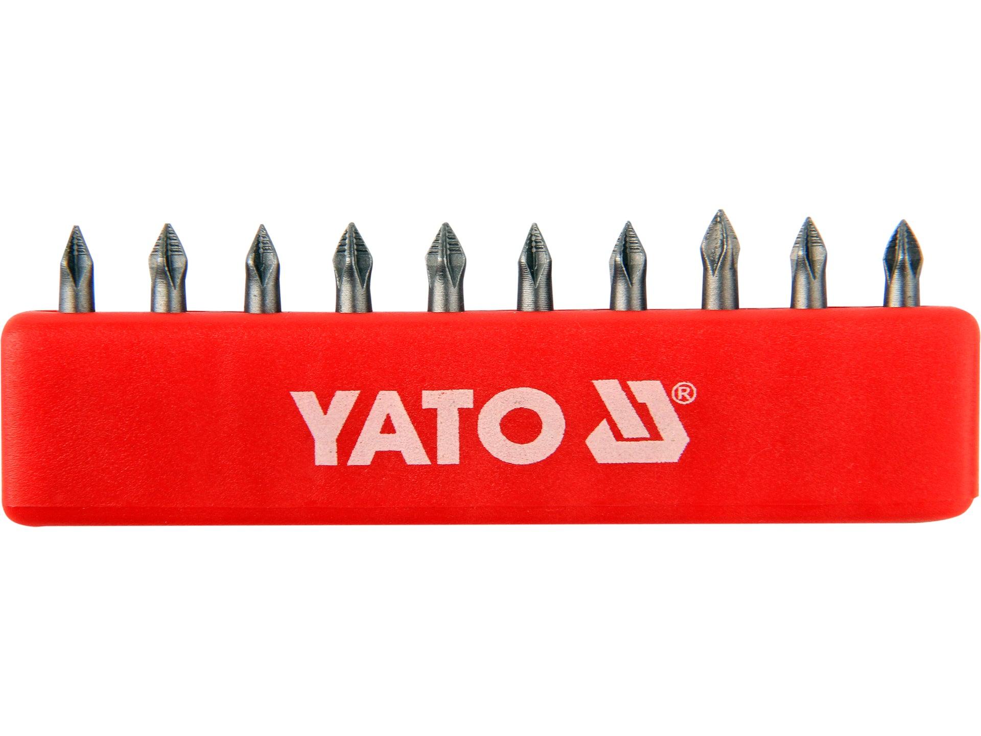 TRUSĂ BIT 10 BUC PH0X25 YATO YT-0473