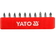 TRUSĂ BIT 10 BUC PH0X25 YATO YT-0473