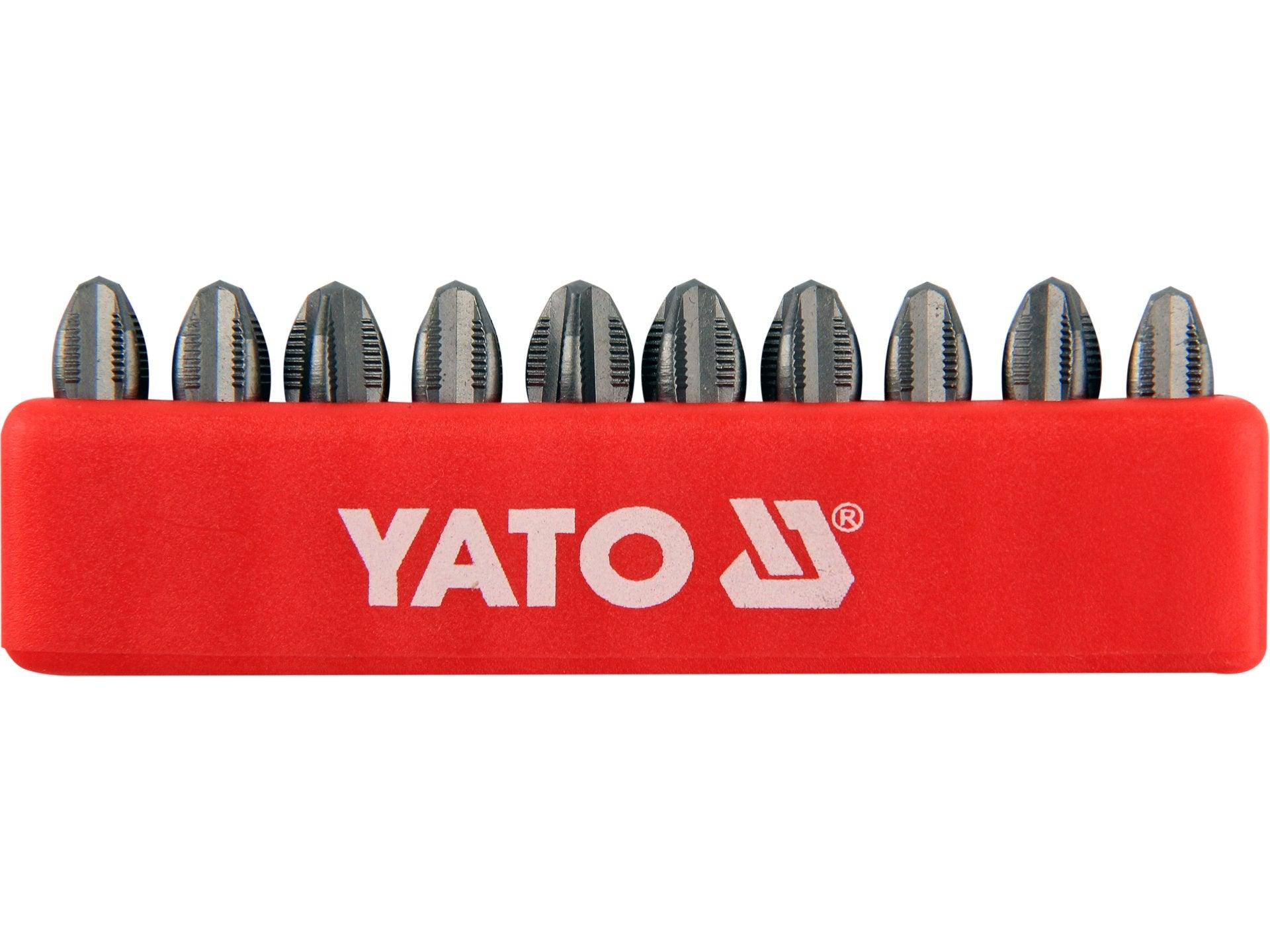 TRUSĂ BIT 10 BUC PH3X25MM YATO YT-0476