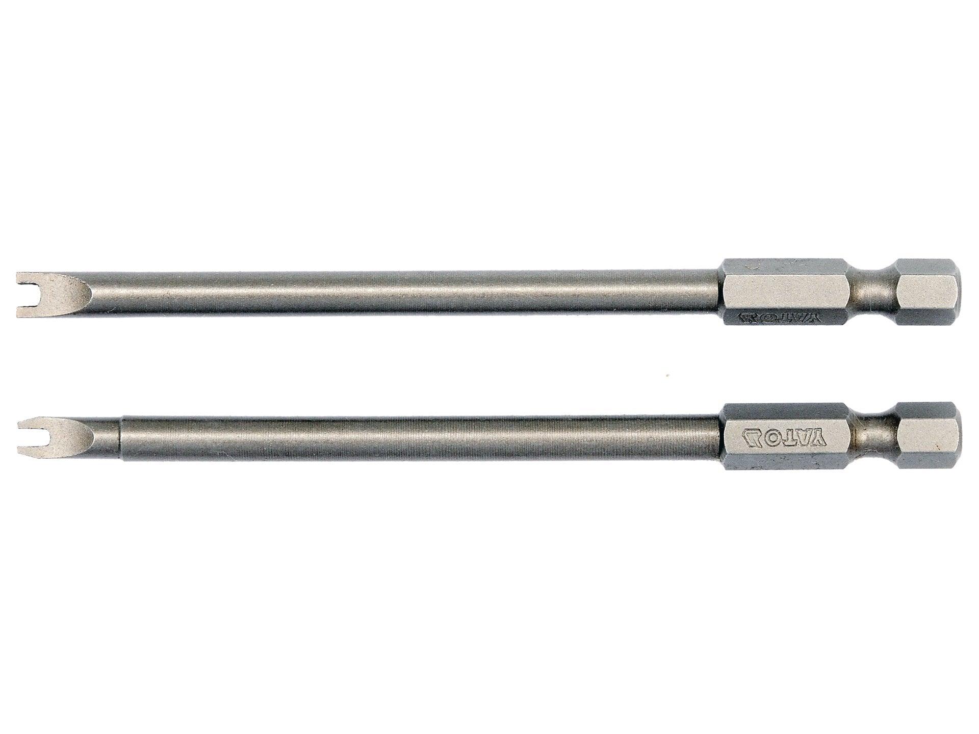 CAPĂT SURUBELNIȚĂ 100MM 4-8, 1/4'' 2 BUC YATO YT-0498