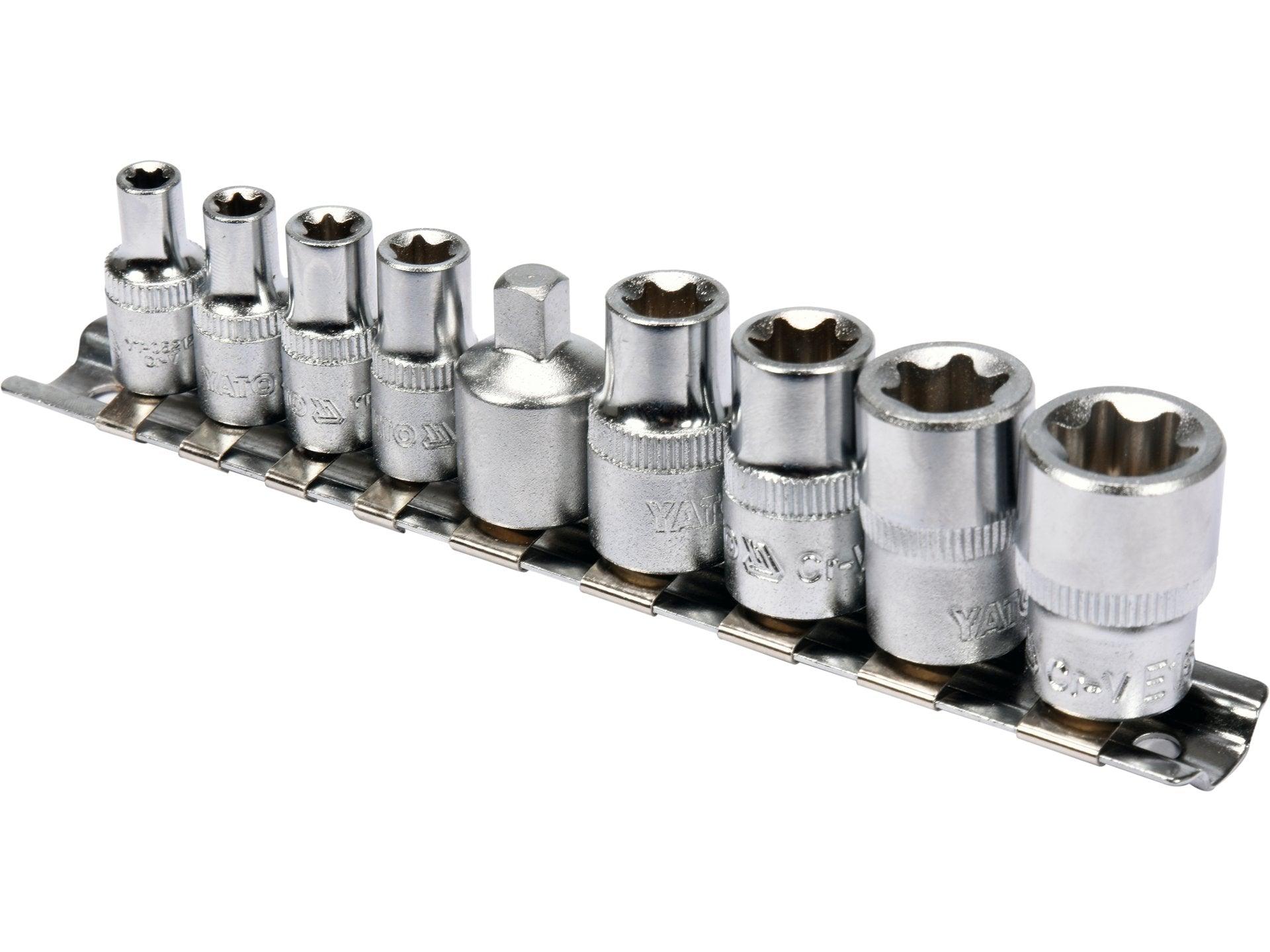 TRUSĂ TUBULARE CR-V, 9 BUC YATO YT-0520