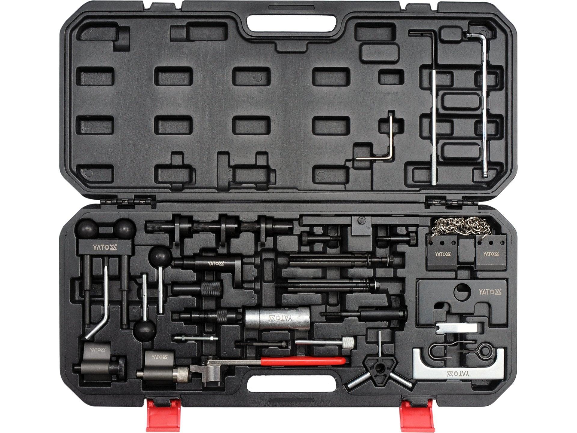 TRUSĂ BLOCARE DISTRIBUȚIE AUTO 34 PIESE YATO YT-06015