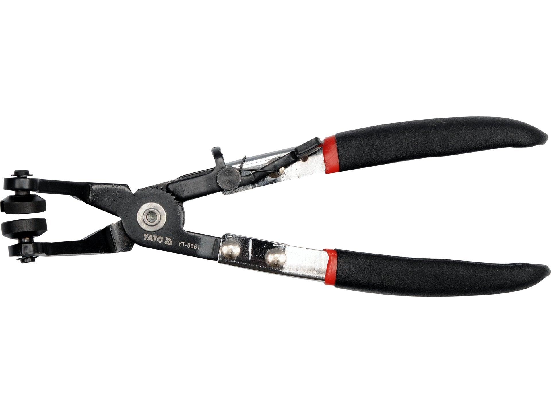 CLEȘTE PENTRU SIGURANȚE FURTUN, VÂRF ÎNDOIT 215MM YATO YT-0651