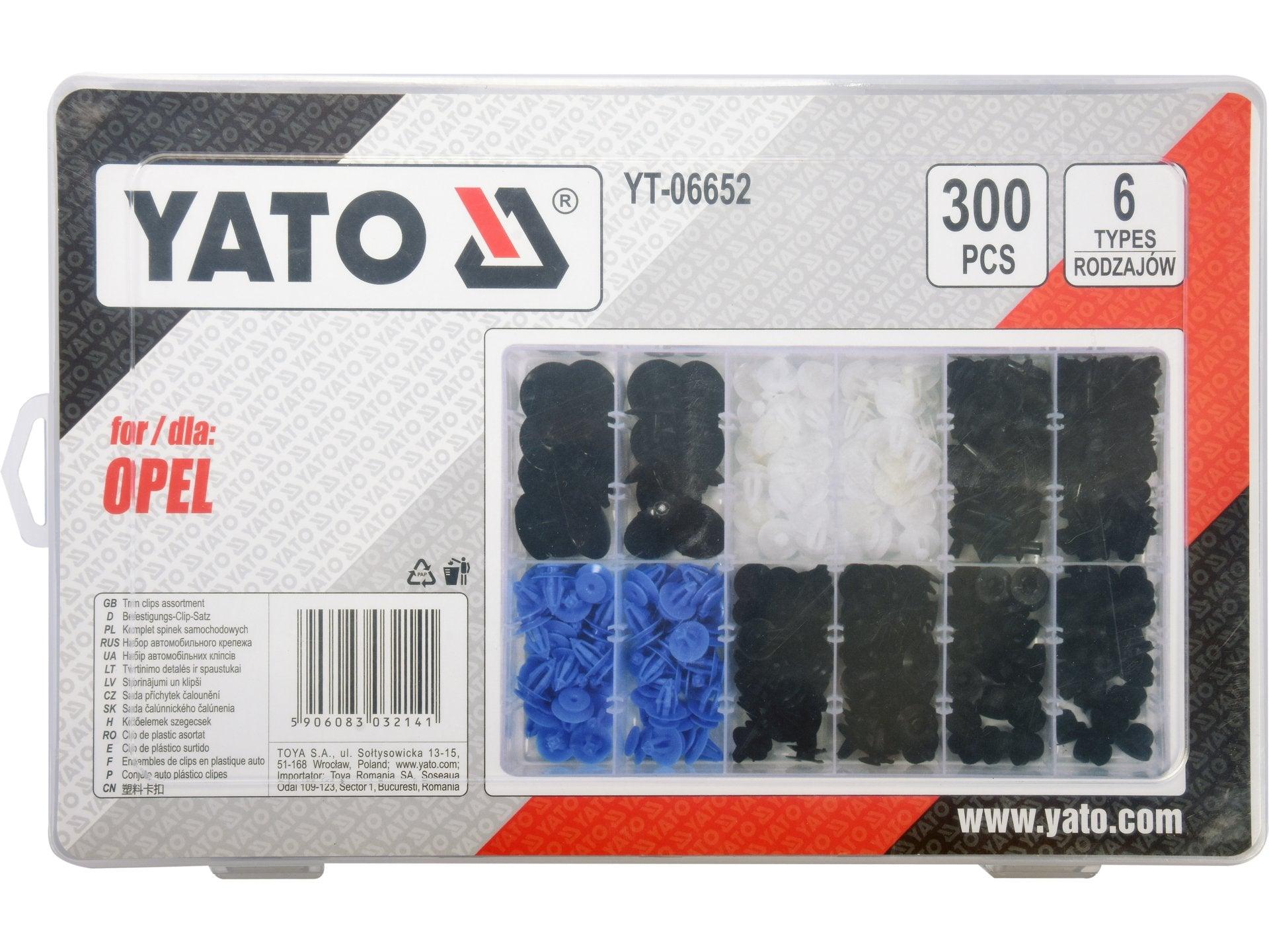 SET CLIPSURI AUTO OPEL 300 BUC YATO YT-06652