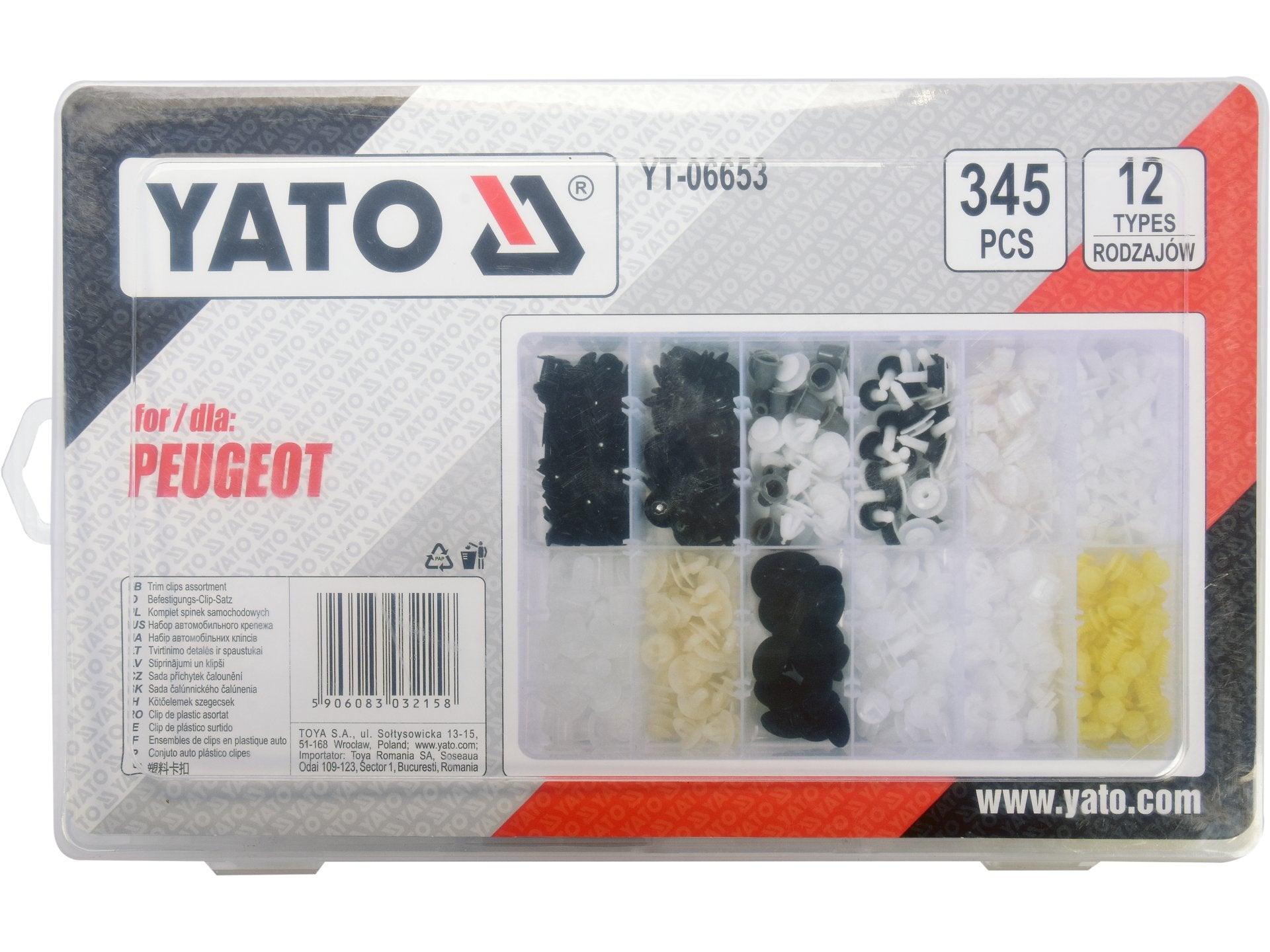 SET CLIPSURI AUTO PEUGEOT 345 BUC YATO YT-06653