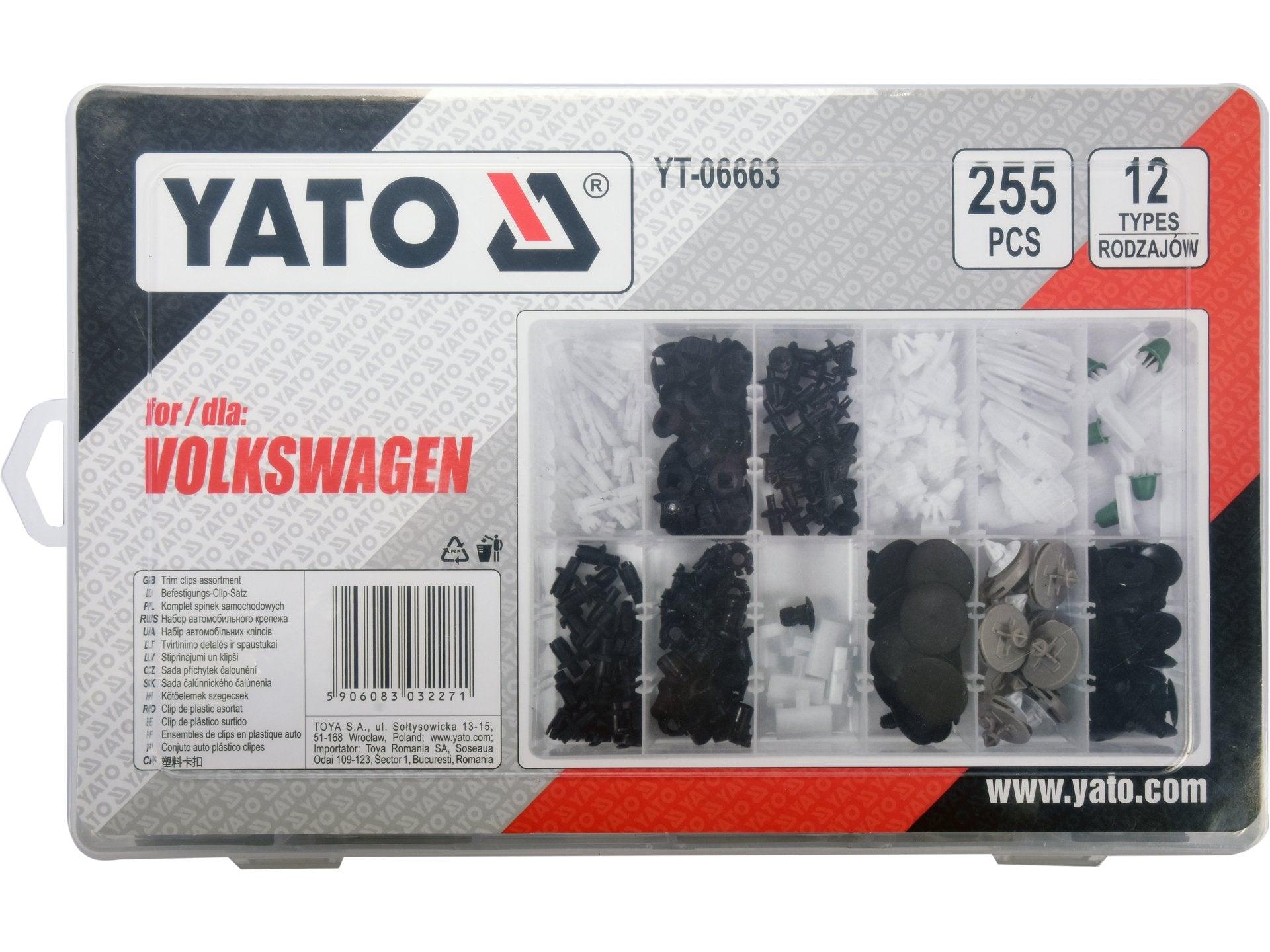 SET CLIPSURI AUTO VOLKSWAGEN 255BUC YATO YT-06663