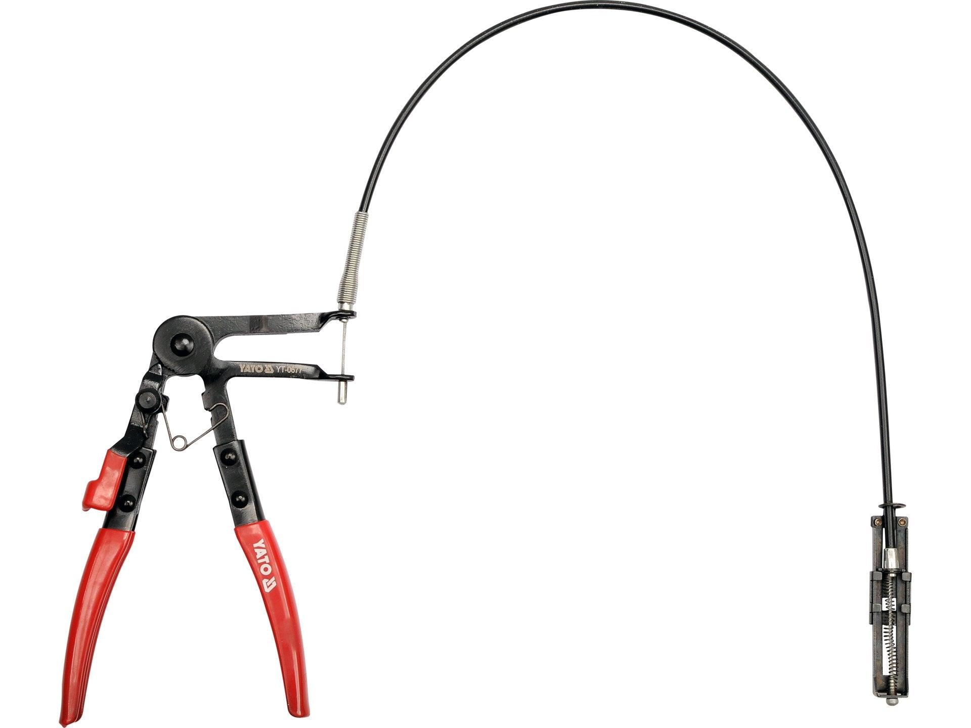 CLEȘTE PENTRU COLIERE FURTUN CU CABLU YATO YT-0677