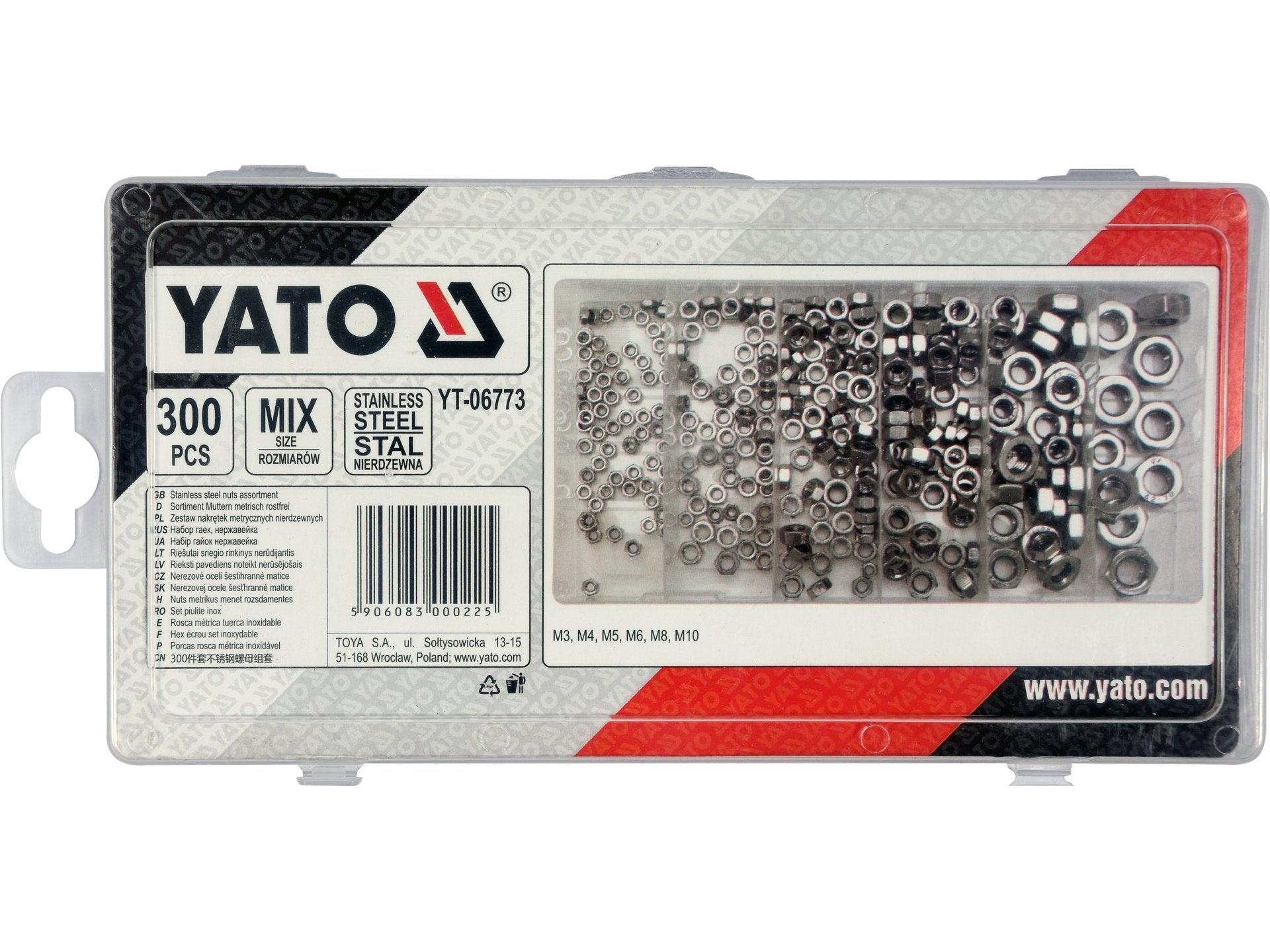 SET PIULIȚE INOX 300 BUC YATO YT-06773